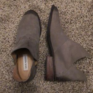 Gray Steve Madden Booties